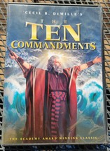 The Ten Commandments 2 DVD 1956 Heston Special Features Christian Bible ... - £7.02 GBP