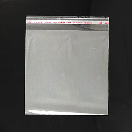 Bluemoona 100 PCS - CD DVD R Disc Protection Holder Storage Plastic Wrap Sleeves