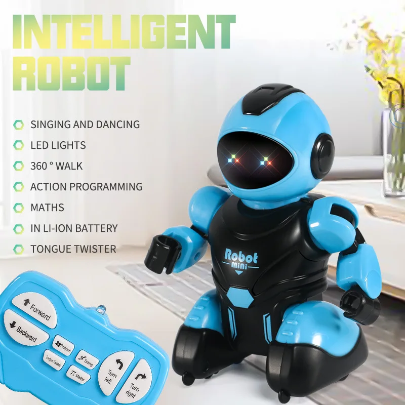 Mini RC Robot Toys for Boys Girls Multifunction Intelligent Remote Contr... - £25.40 GBP+