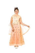 kids lehenga choli indian for girls fully stiched readymade ethnic art silk - £21.98 GBP+