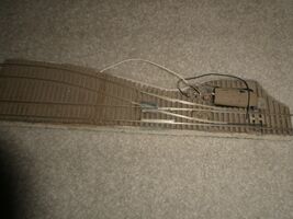 Vintage Tru Scale HO Remote Control Switch Track w/Wood Bed &amp; Rails 14.5... - $28.71