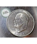 Eisenhower Dollar 1971 D AA20-7091 - £32.01 GBP