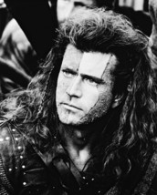 Mel Gibson Braveheart Battle Paint 8x10 B&amp;W Photo - £7.64 GBP