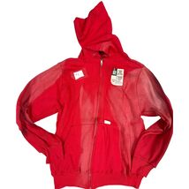 Vtg 60s Deadstock Faded Mayo Spruce Sweatshirt Thermal Lined Hoodie Red ... - $173.20