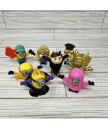 McDonalds Minions Rise of Gru Happy Meal Toys Lot 8 Gold Dragon Vampire ... - £14.78 GBP