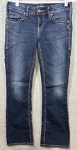 Silver Womens Jeans 31 Aiko Bootcut Denim Dark Wash - $368.44 MXN