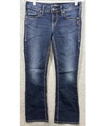 Silver Womens Jeans 31 Aiko Bootcut Denim Dark Wash - $19.68