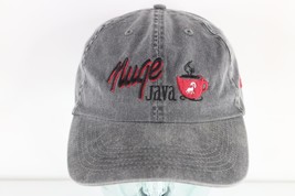 Vintage Spell Out Ted Nugent Nuge Java Coffee Adjustable Strapback Hat Cap Gray - £23.45 GBP
