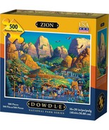 Dowdle Folk Art Zion National Park 500 Piece Jigsaw Puzzle 16 x 20&quot; 8885... - $29.69