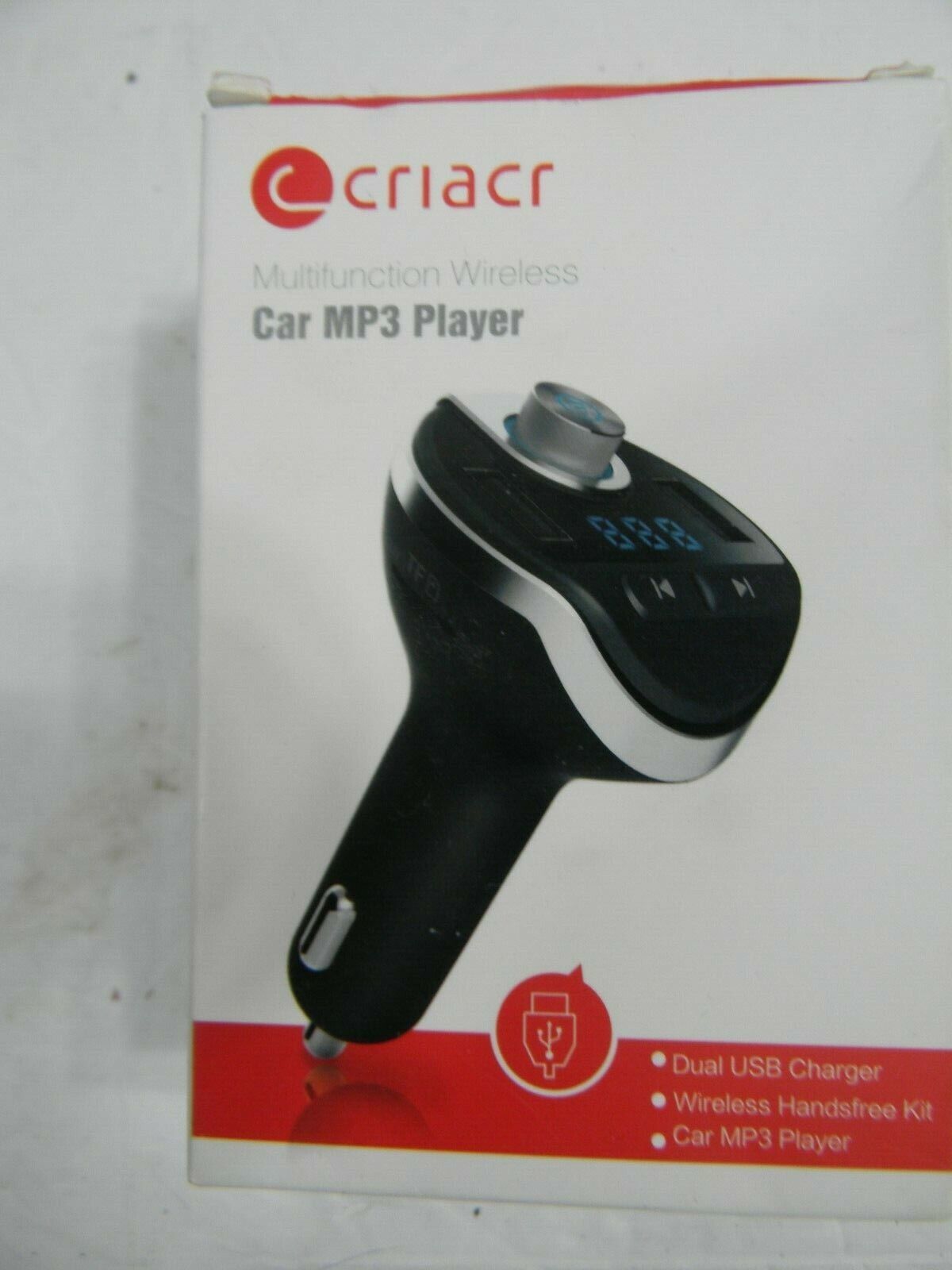 Criacr Multifunction Wireless Car MP3 Player - $5.79