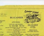 The Buccaneer Menu Route 6A East Sandwich &amp; Water St Mattapoisett Massac... - $27.69