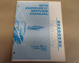 1973 Evinrude Servizio Negozio Riparazione Manuale 18 HP 18304 18305 OEM... - $79.94