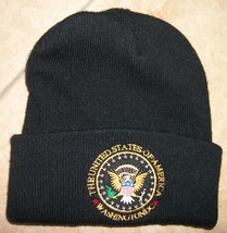 beanie hat black U. S. A. Washington New  - $13.00