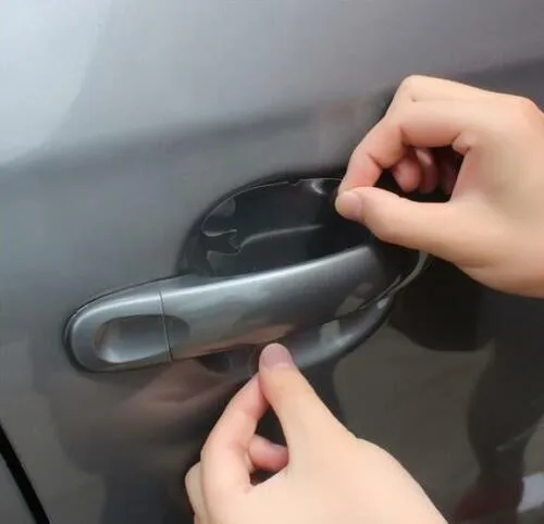 NIGHTKIST Car Door Handle Protector, Transparent Design, Set of 4 - £10.43 GBP
