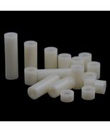 Bluemoona 50 Pcs - M3 White Plastic Nylon Round Non-Threaded Standoff Sp... - $76.16 MXN
