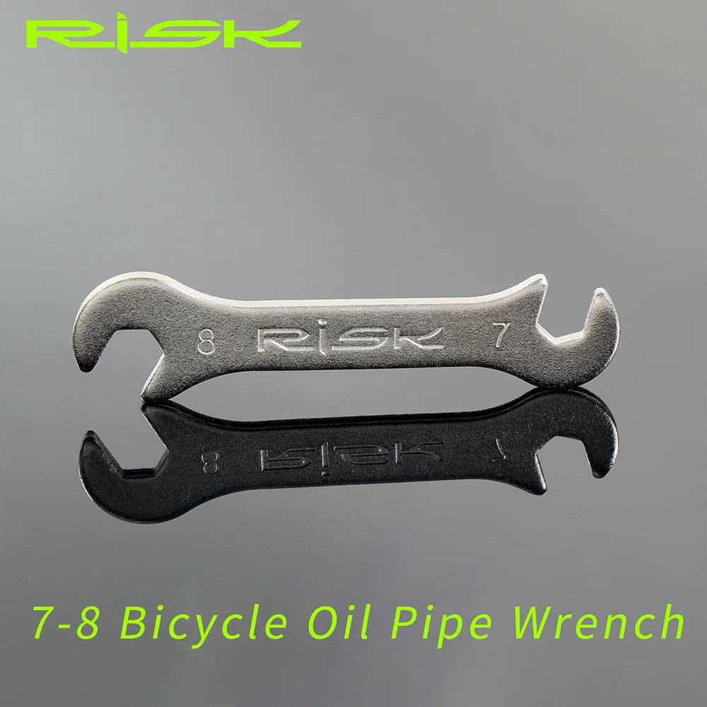 RISK 7-8mm Wrench Bicycle Repair Tool MTB Bike Oil Pipe Compression Nut Wrench D - £29.41 GBP