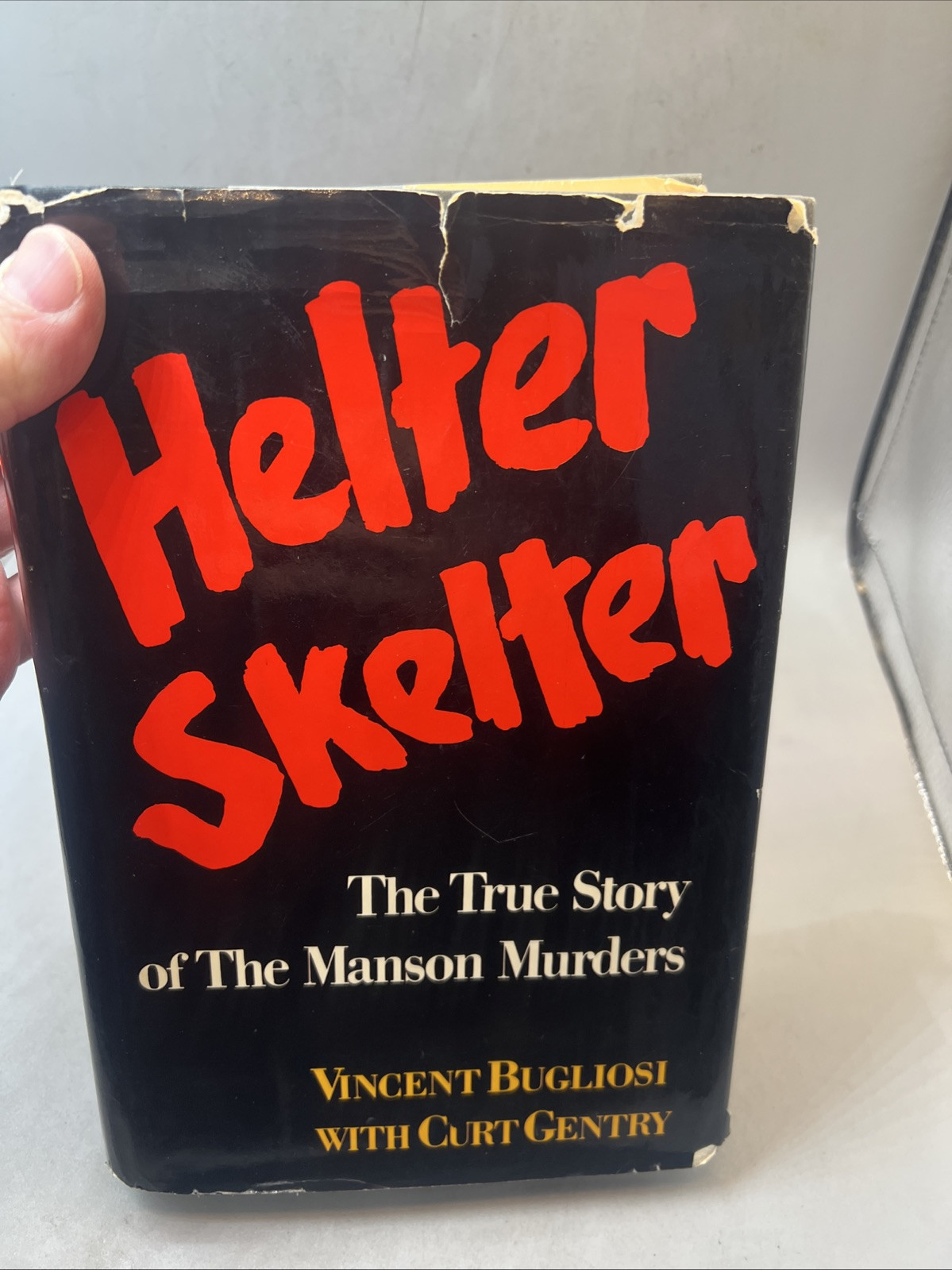Helter Skelter Vincent Bugliosi 1974 1st Edition, 4th Print, HC/DJ  Char Manson Item image 2