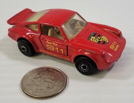 KK) Vintage Matchbox 1979 Porsche 911 Turbo Red Diecast Car - $5.93