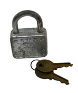 Vintage Master Lock #77 Padlock with Lion Head Logo + Working keys - $19.59