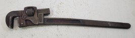 *PV31) Vintage 24&quot; Trimo Trimont Tool Heavy Duty Adjustable Jaw Pipe Wrench - $9.89