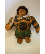 Disney Moana Maui Demi God Fishhook Plush Stuffed Doll Toy Large 17” EUC - £10.89 GBP