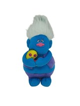 Hasbro DreamWorks Trolls Biggie Plush Stuffed Doll 13 Inch Blue Kids Toy Animal - £11.30 GBP