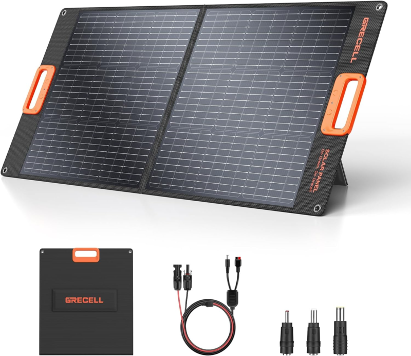 Primary image for 100W Portable Solar Panel for Power Station Generator, 20V Foldable Solar Cell S