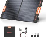 100W Portable Solar Panel for Power Station Generator, 20V Foldable Sola... - $335.27