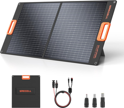 100W Portable Solar Panel for Power Station Generator, 20V Foldable Sola... - $335.27