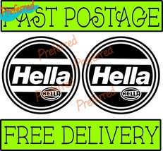 HELLA Car Decals Pair Light Cover Stickers Racing Race Es for Your All Cars Raci - $49.50