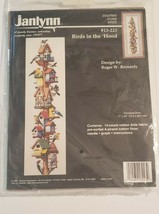 Janlynn Birds in the Hood Counted Cross Stitch New 13-223 Birdhouses - $19.99