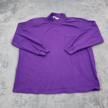 Transformer Sweatshirt Womens M Purple Long Sleeve Mock Neck Pullover Top - $19.78