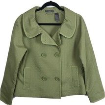 NWT Liz Claiborne Blazer Jacket Suit Top Green Retail $189 Women&#39;s Size M - $34.60