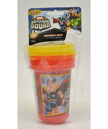 *Lot of 10 x 3 Pack Marvel Superhero Squad  10oz Reusable Cups / 30 CUPS... - $24.88 CAD