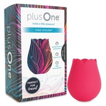 plusOne Clitoral Stimulating Rose Vibrator with USB charging cable, 10 P... - $24.99