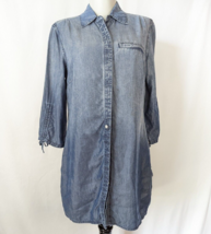 Coldwater Creek Chambray  Shirt Button Dress Womens size XS - £15.15 GBP