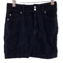 BDG Black Corduroy Mini Skirt Small - $16.21