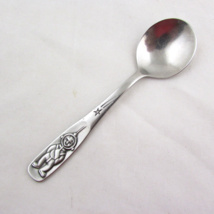 WMF Cromargan Germany stainless Astronaut baby spoon 4 7/8&quot; RARE - £10.99 GBP