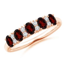 Authenticity Guarantee

ANGARA 1.11 Ct Five Stone Garnet and Diamond Wed... - $1,043.10