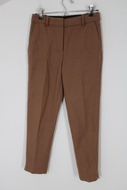 Max Mara 0 Brown Thick 100% Wool Slim Leg Pants - £37.42 GBP