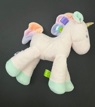 TAGGIES Mary Meyer Dreamsicle Pastel Pink Unicorn Gold Horn 12&quot; Plush Baby  2015 - £29.89 GBP