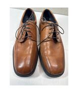 Nunn Bush Mens Marcell Bicycle Toe Oxford Dress Brown Leather Shoes Size 12 - $27.95