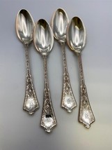 Tiffany &amp; Co Sterling Silver PERSIAN Ice Cream Spoons Set of 4 - £196.72 GBP