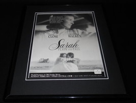 Sarah Plain and Tall 1991 Framed 11x14 ORIGINAL Advertisement Glenn Close - £27.23 GBP