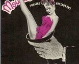 Frank Sennes Moulin Rouge Theatre Restaurant Carnaval Martinquais 1950 H... - £21.80 GBP