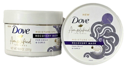 2 Pack Dove Amplified Textures Moisture Spa Recovery Mask For Coils &amp; Cu... - £18.16 GBP