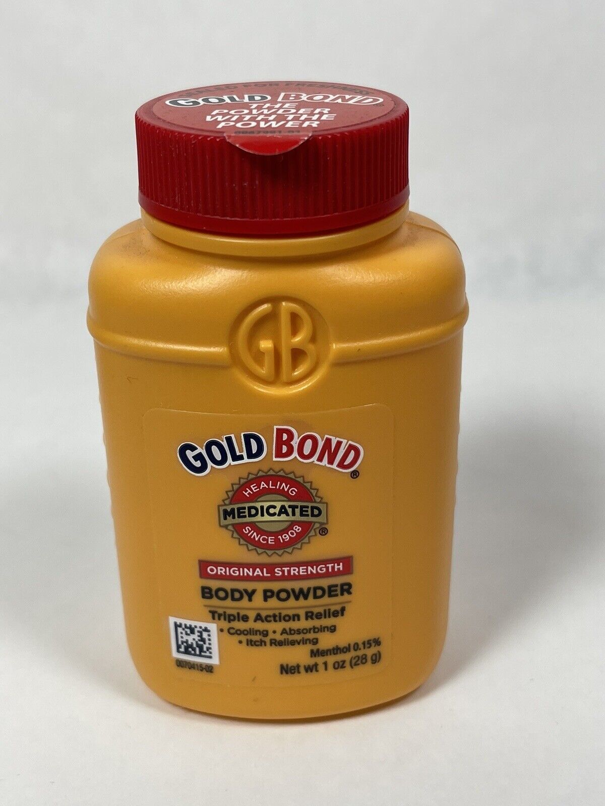 Gold Bond Body Powder 1 oz Travel Size Original Strength Talc Menthol Mini New - $9.00
