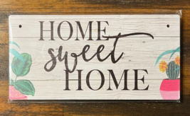 Home Sweet Home - Wood Sign Vintage Novelty Sign NEW! - £3.87 GBP