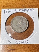 Australian 1970 - 10 Cent Coin In 2X2 Holder - £2.73 GBP