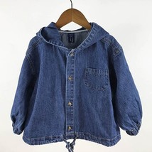 Korean Style Autumn Kids Cardigan Coat Solid Denim Hoodie Baby Boys Girls Cordur - £57.08 GBP